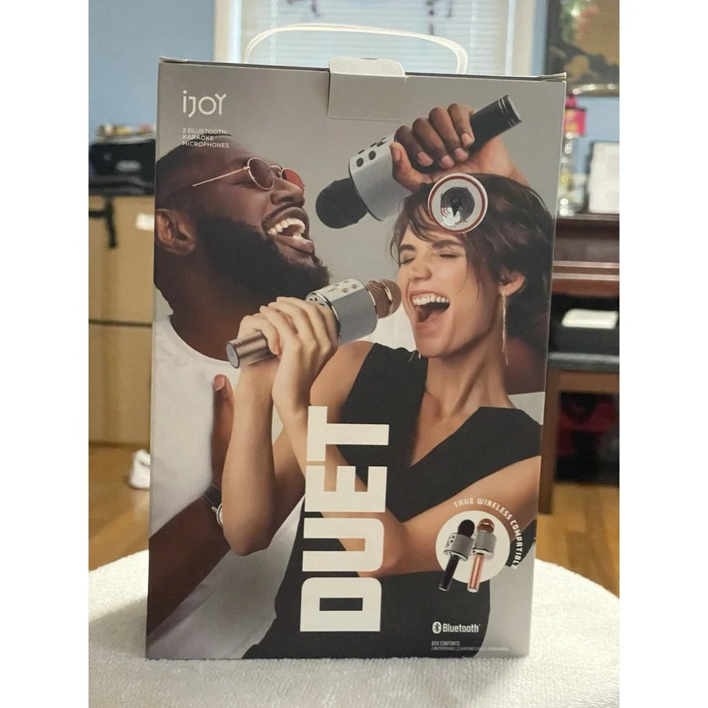 2pk Vibes Duet Karaoke Wireless Mic Have Fun,Sing Along To Your Family & Friends